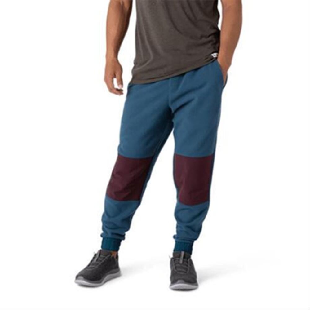 Cotopaxi Abrazo Fleece Colorblock Jogger Pants Indigo & Black Iris XXL NWT